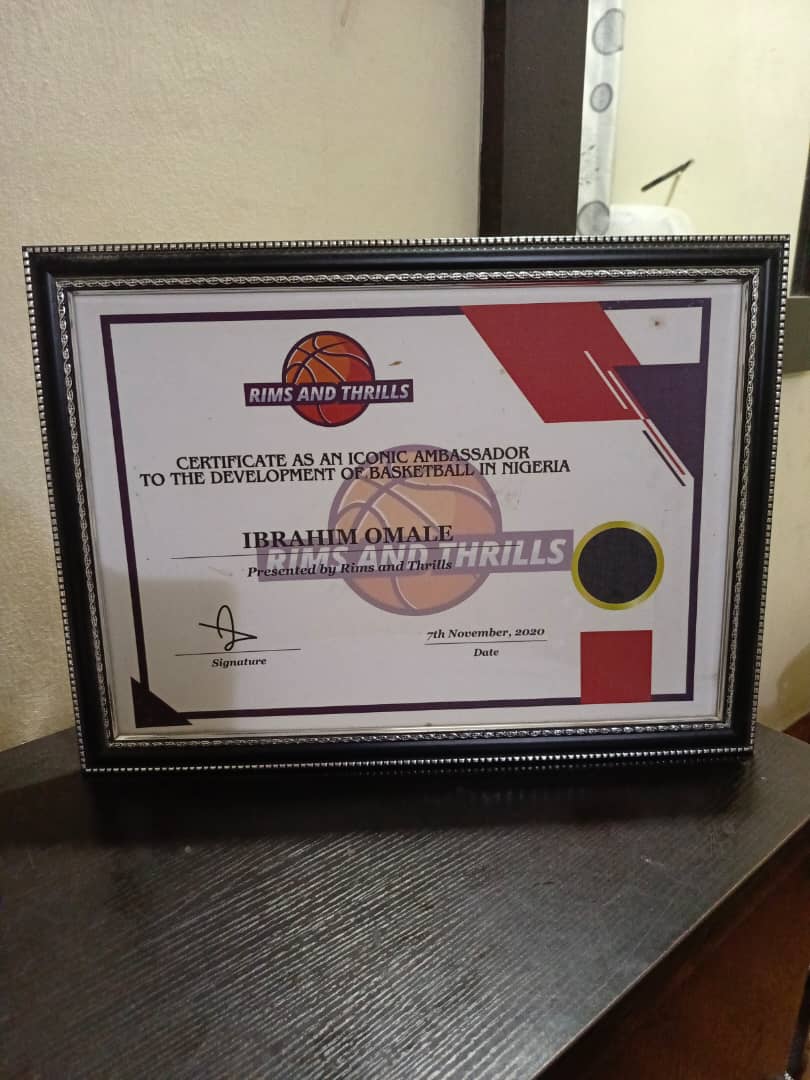 Iconic Ambassador to Basketball Development in Nigeria