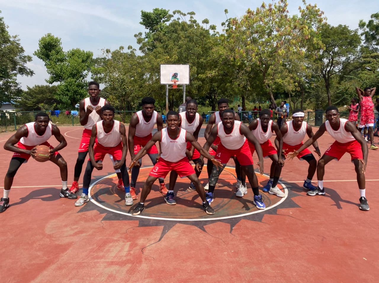TNT Panthers players and coaches