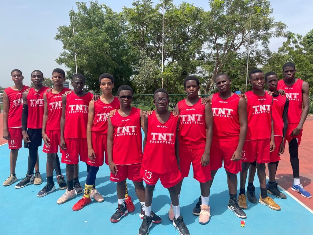 TNT Panthers players and coaches