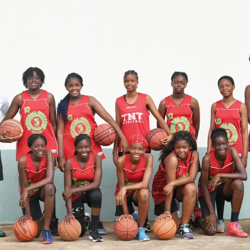 TNT Panthers players and coaches