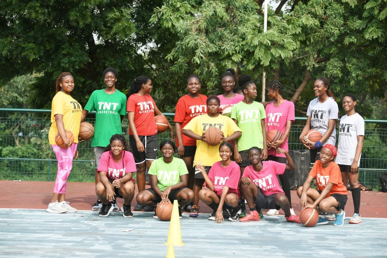 TNT Panthers players and coaches