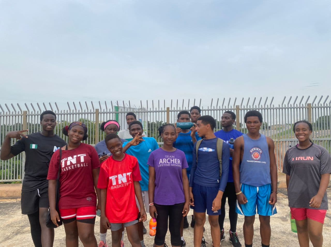 TNT Panthers players and coaches