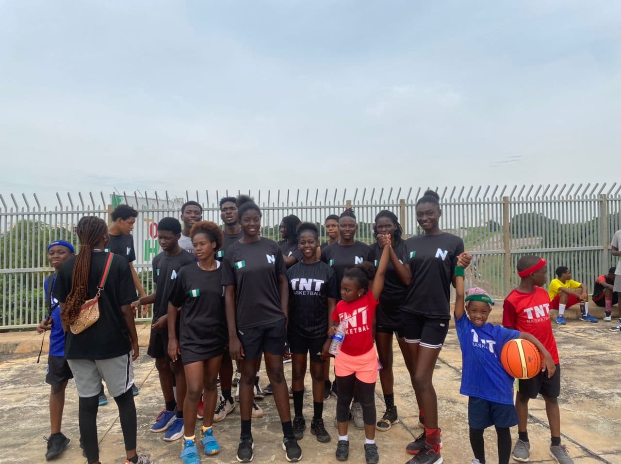 TNT Panthers players and coaches